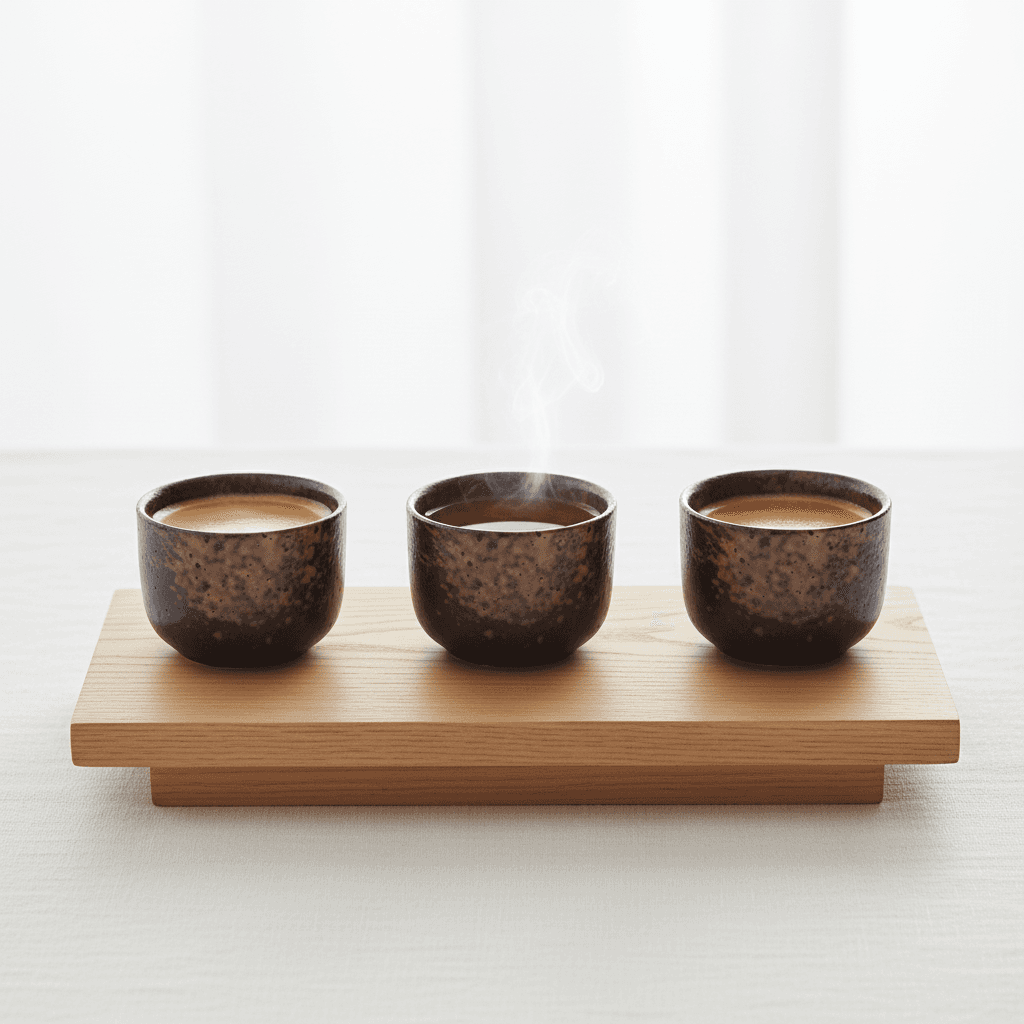 Gifu Earth Tones Set (Set van 4) - Zwart/Bruin