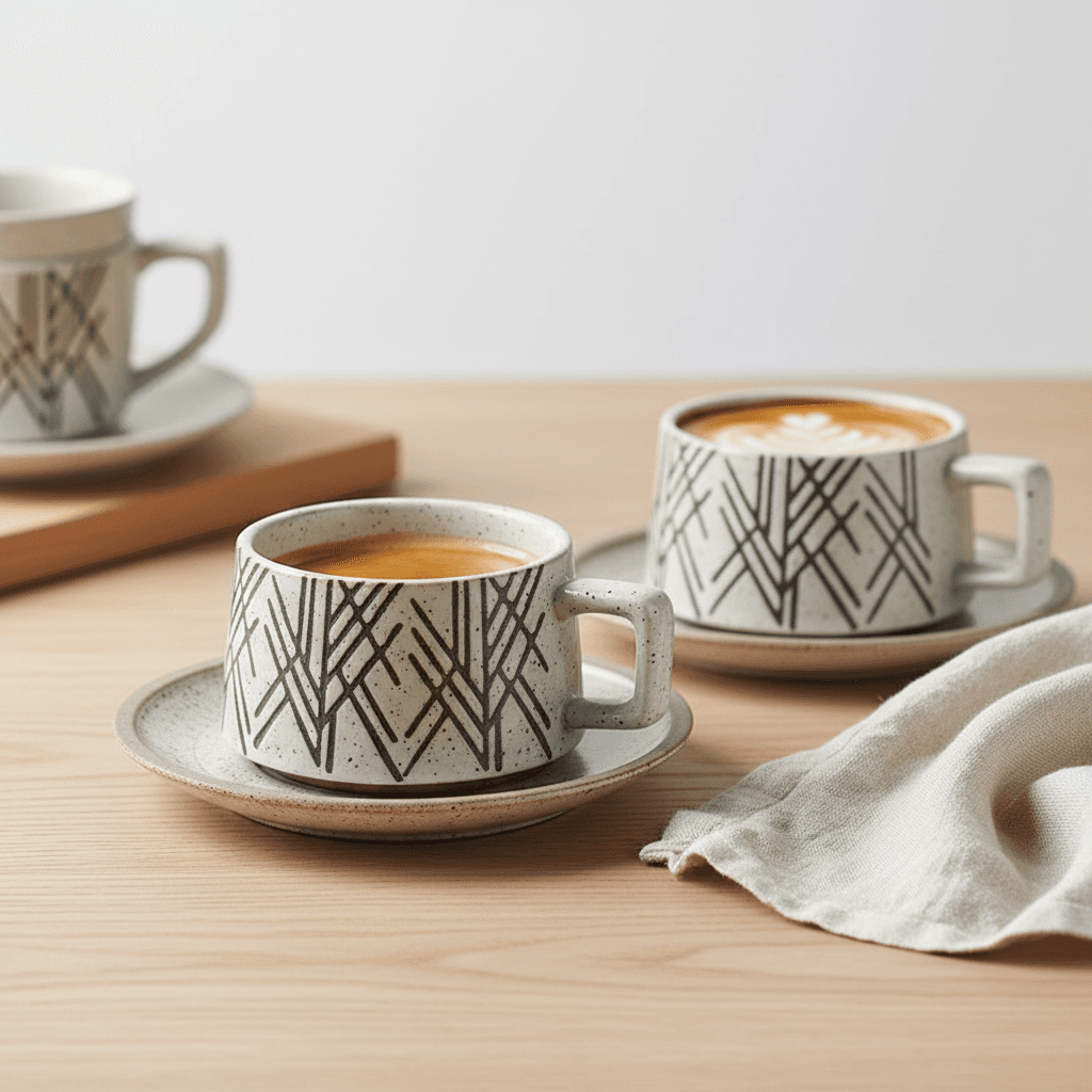 Sakka Rustieke Set (Set van 4) - Grijs